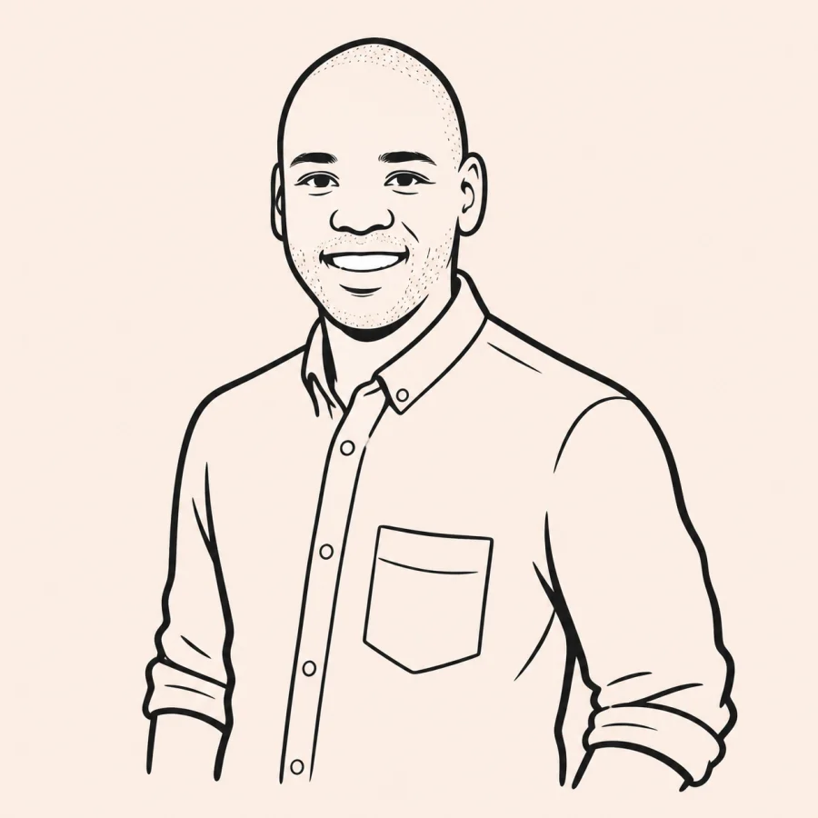 Illustrated portrait of Laith