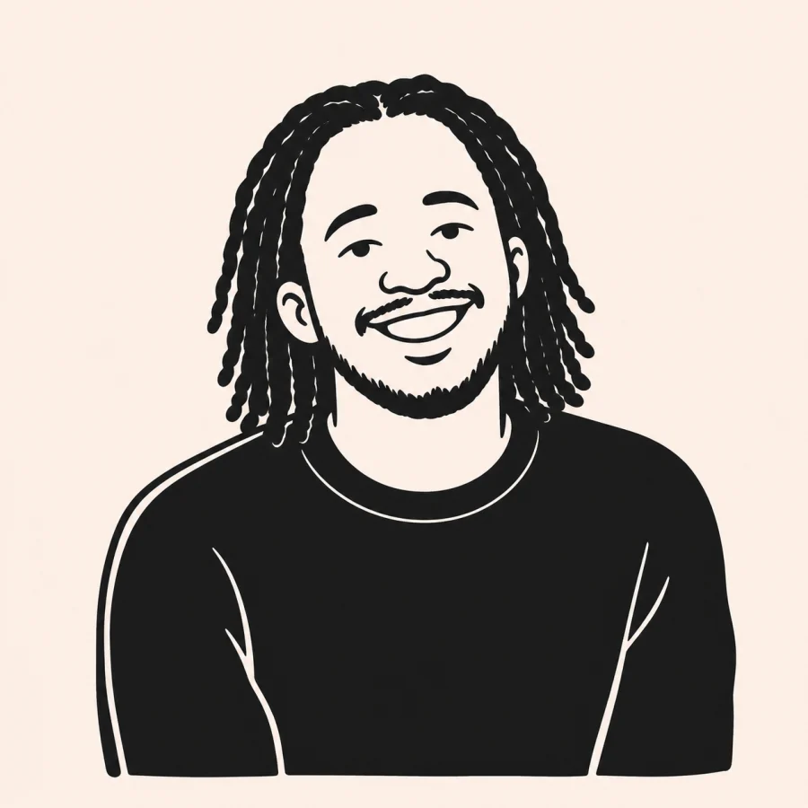 Illustrated portrait of Sebastian
